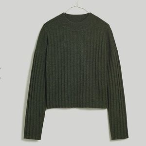 Madewell Crop Mockneck Sweater